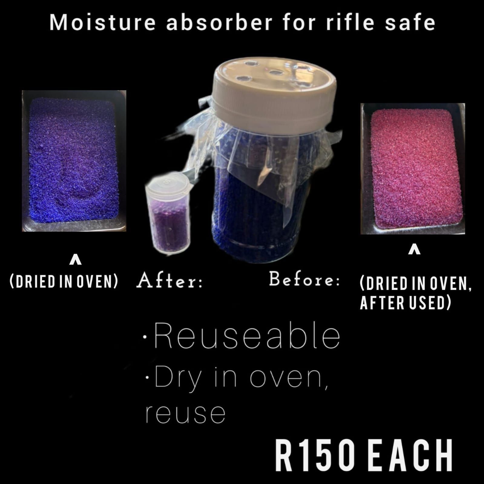 Moisture Absorber Firearm Safe